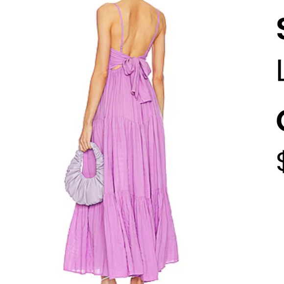 l*space Dresses & Skirts - L Space Santorini Dress In Jewel Revolve X Small Maxi Sleeveless Tie Back NEW